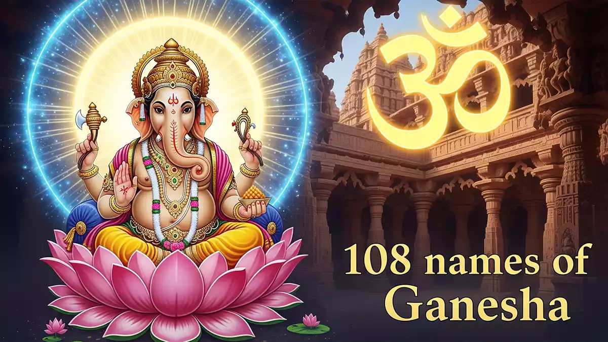 108 Names of Ganesha in English